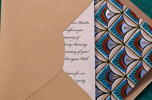 Bertie Wooster's invitation